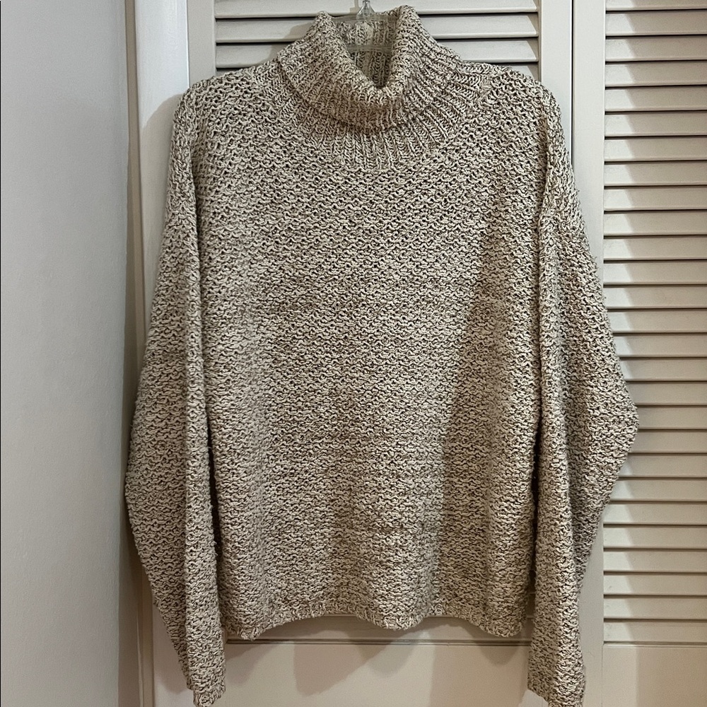 Andrew Spencer Vintage Turtleneck Sweater Womens Medium/Large Tan Color